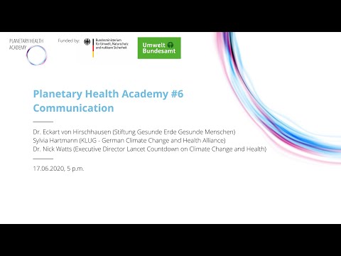 Communication (Planetary Health Academy #6)