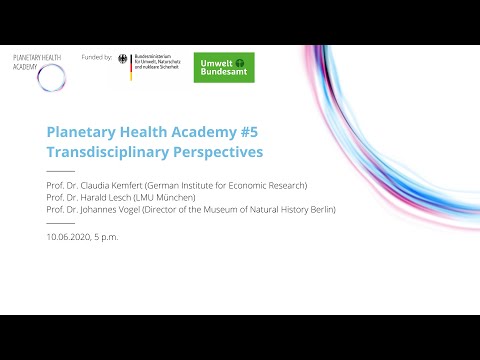 Transdisciplinary Perspectives (Planetary Health Academy #5)