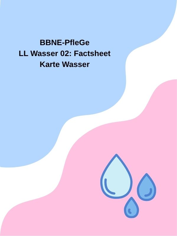 LL Wasser 02: Factsheet Karte Wasser