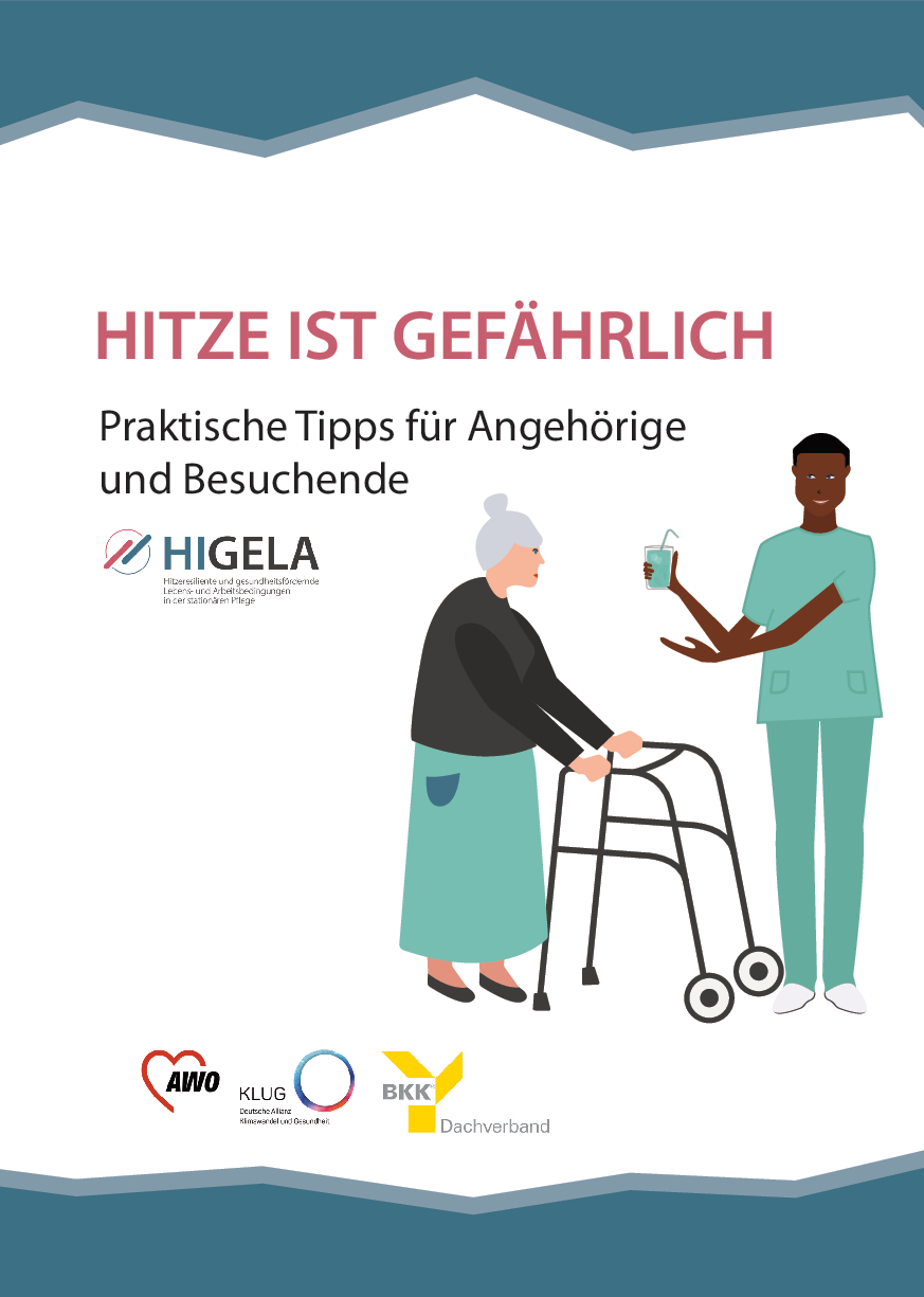 Broschüre für Angehörige und Besuchende