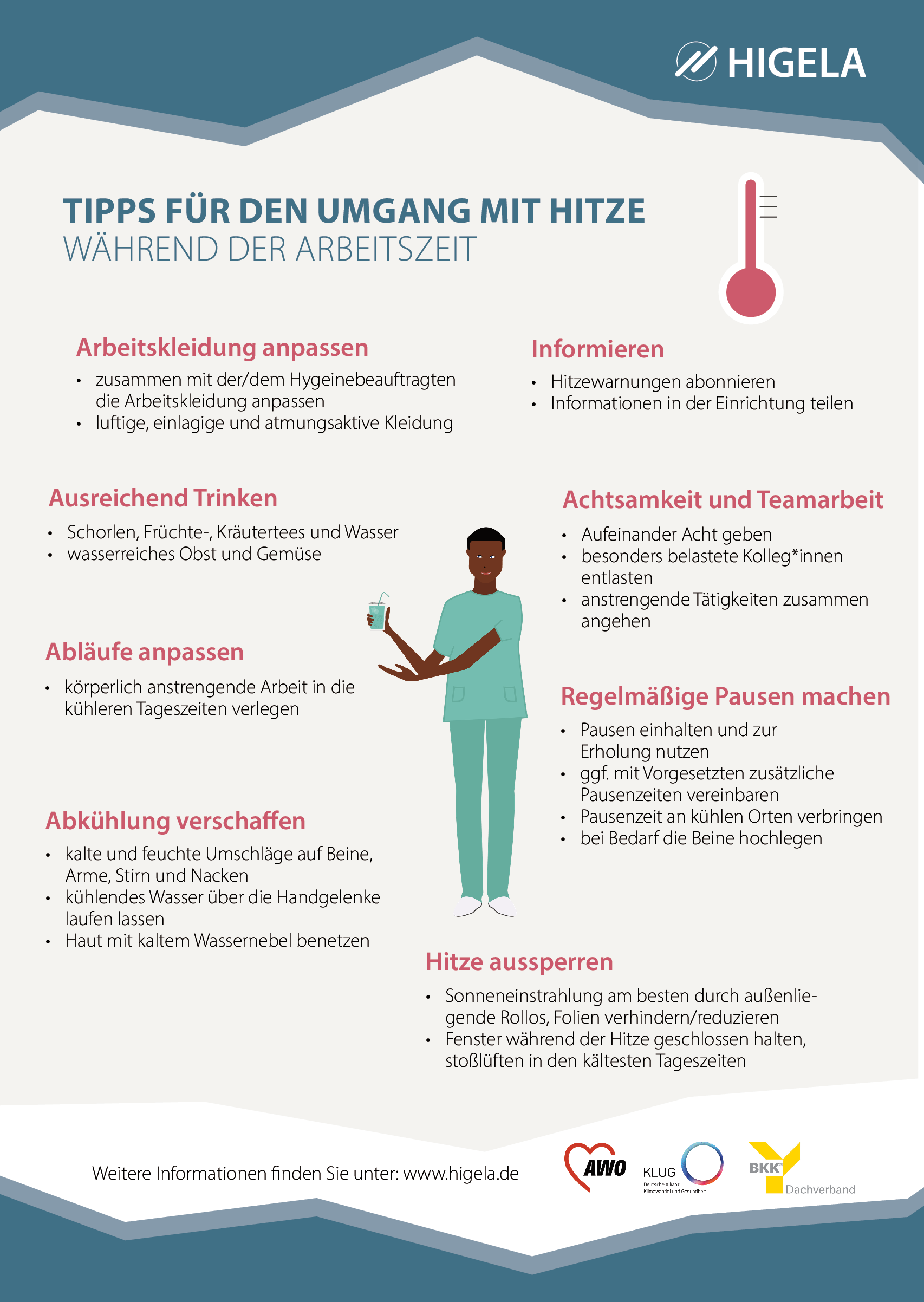 Poster für Pflegefachpersonal