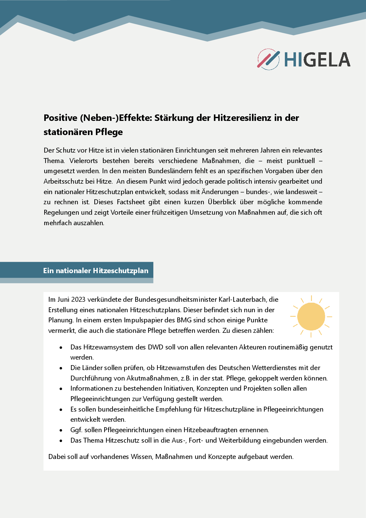 Infoblatt Co-Benefits